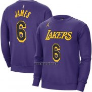 Maillot Manches Longues Los Angeles Lakers LeBron James 2022-23 Volet