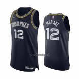 Maillot Memphis Grizzlies Ja Morant NO 12 Ville 2021-22 Authentique Bleu