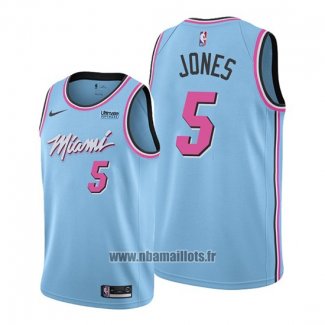 Maillot Miami Heat Derrick Jones No 5 Ville 2019-20 Bleu