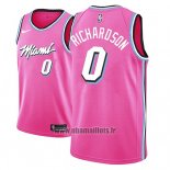 Maillot Miami Heat Josh Richardson No 0 Earned 2018-19 Rosa