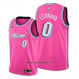 Maillot Miami Heat Meyers Leonard No 0 Earned Rosa