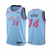 Maillot Miami Heat Tyler Herro No 14 Ville 2019-20 Bleu