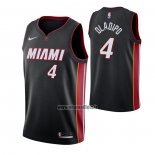 Maillot Miami Heat Victor Oladipo NO 4 Icon Noir