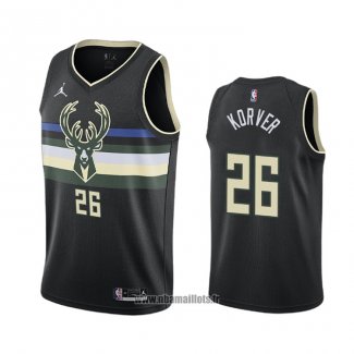 Maillot Milwaukee Bucks Kyle Korver No 26 Statement 2020-21 Noir