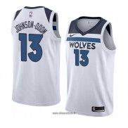 Maillot Minnesota Timberwolves Darius Johnson-odom No 13 Association 2018 Blanc