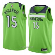 Maillot Minnesota Timberwolves Shabazz Muhammad No 15 Statement 2018 Vert