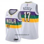 Maillot New Orleans Pelicans J.j. Redick No 17 Ville Blanc
