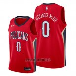 Maillot New Orleans Pelicans Nickeil Alexander-walker No 0 Statement Rouge