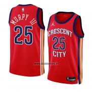 Maillot New Orleans Pelicans Trey Murphy III NO 25 Statement 2023-24 Rouge