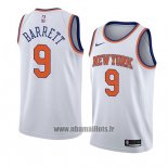 Maillot New York Knicks R.j. Barrett No 9 Statement 2019-20 Blanc