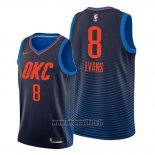 Maillot Oklahoma City Thunder Jawun Evans No 8 Statement Bleu