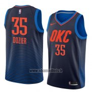 Maillot Oklahoma City Thunder Pj Dozier No 35 Statement 2018 Bleu