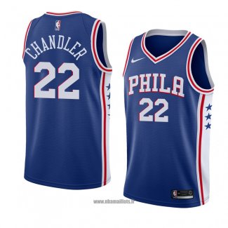 Maillot Philadelphia 76ers Wilson Chandler No 22 Icon 2018 Bleu