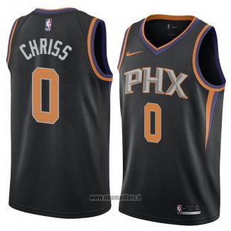 Maillot Phoenix Suns Marquese Chriss No 0 Statement 2018 Noir