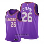 Maillot Phoenix Suns Ray Spalding No 26 Ville Volet