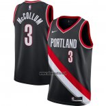 Maillot Portland Trail Blazers C.j. Mccollum No 3 Classic 2019-20 Rouge