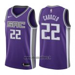 Maillot Sacramento Kings Bruno Caboclo No 22 Icon 2017-18 Volet