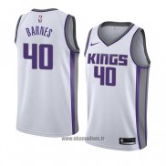 Maillot Sacramento Kings Harrison Barnes No 40 Association 2018 Blanc