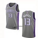 Maillot Sacramento Kings Keegan Murray NO 13 Ville 2022-23 Gris