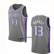 Maillot Sacramento Kings Keegan Murray NO 13 Ville 2022-23 Gris