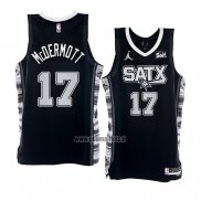 Maillot San Antonio Spurs Doug Mcdermott NO 17 Statement 2022-23 Noir