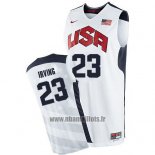 Maillot USA 2012 Kyrie Irving No 23 Blanc