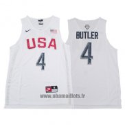 Maillot USA 2016 Jimmy Butler No 4 Blanc