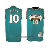 Maillot Vancouver Grizzlies Mike Bibby No 10 Historic Retro Vert