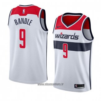 Maillot Washington Wizards Chasson Randle No 9 Association 2018 Blanc