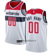 Maillot Washington Wizards Personnalise 2017-18 Blanc