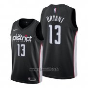 Maillot Washington Wizards Thomas Bryant No 13 Ville Edition Noir