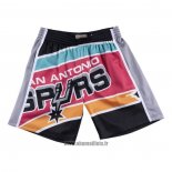 Short San Antonio Spurs Mitchell & Ness Big Face Noir