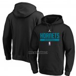 Veste a Capuche Charlotte Hornets Practice Performance 2022-23 Noir