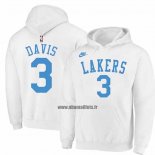 Veste a Capuche Los Angeles Lakers Anthony Davis Classic 2022-23 Blanc