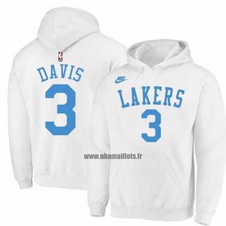 Veste a Capuche Los Angeles Lakers Anthony Davis Classic 2022-23 Blanc