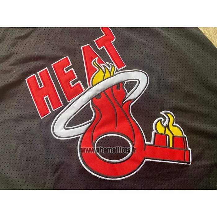 Maillot Miami Heat x Dj Khaled x Mitchell & Ness Noir