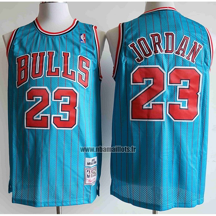 Maillot Chicago Bulls Michael Jordan NO 23 Mitchell & Ness 1995-96 Bleu