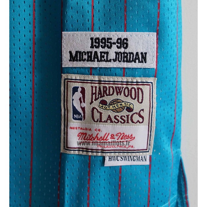 Maillot Chicago Bulls Michael Jordan NO 23 Mitchell & Ness 1995-96 Bleu