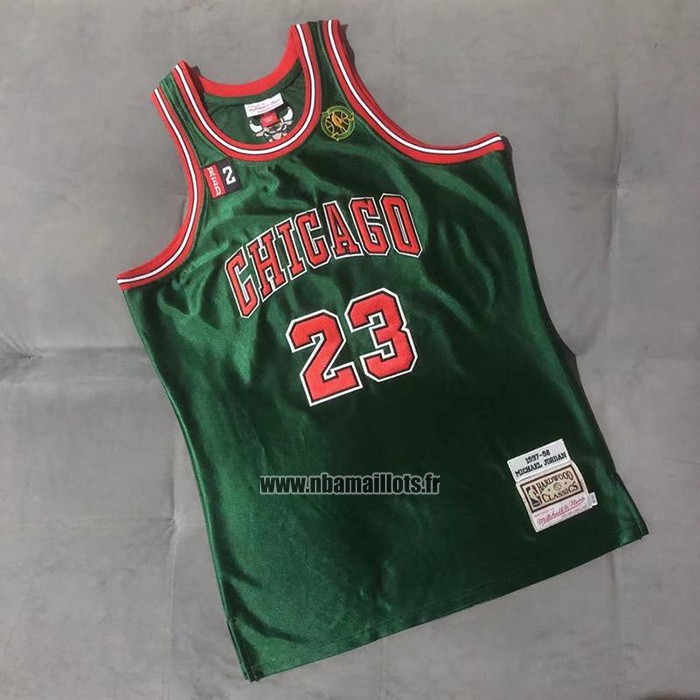 Maillot Chicago Bulls Michael Jordan NO 23 Mitchell & Ness 1997-98 Vert