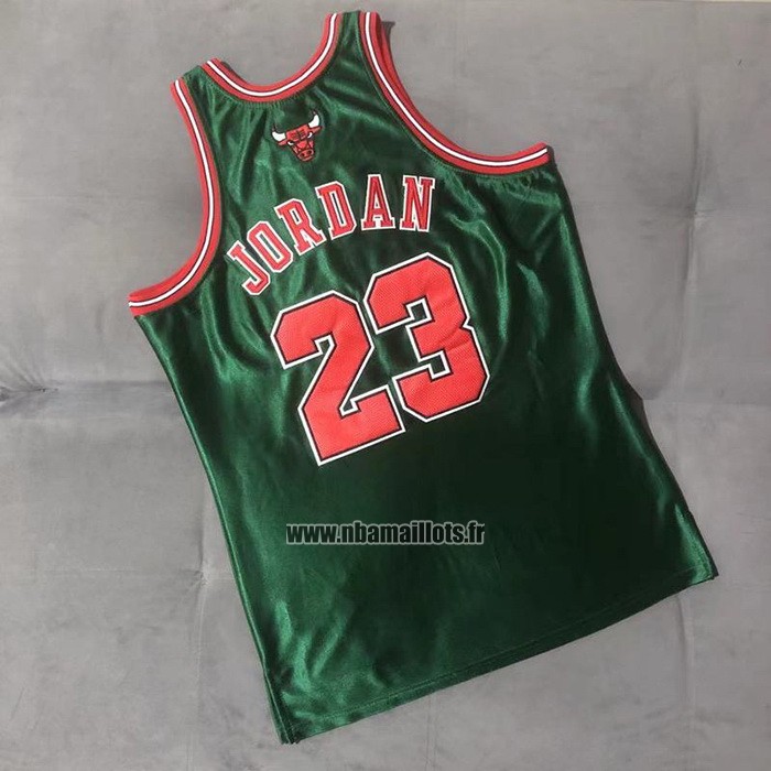 Maillot Chicago Bulls Michael Jordan NO 23 Mitchell & Ness 1997-98 Vert