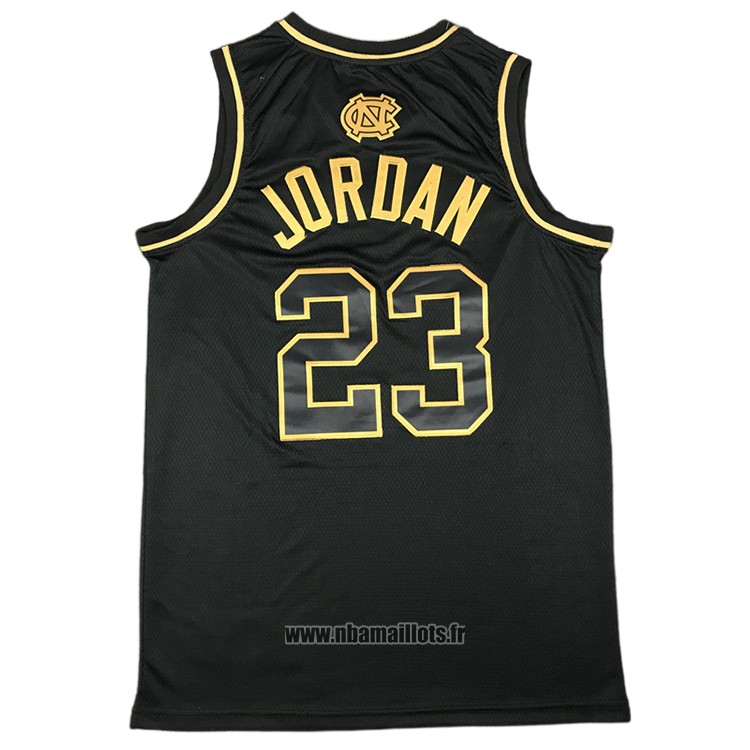 Maillot North Carolina Tar Heels Michael Jordan No 23 Noir