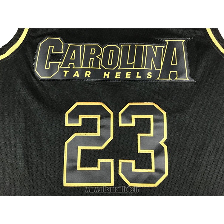 Maillot North Carolina Tar Heels Michael Jordan No 23 Noir