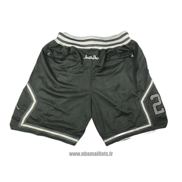 Short Just Don x Air Jordan Flight Noir2